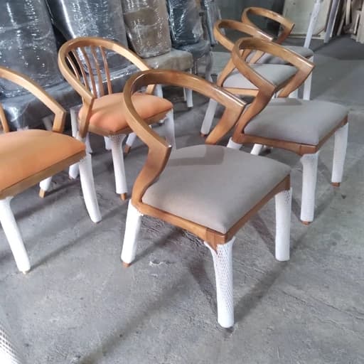 میز ناهار خوری چهار نفره مدل فلورانس صندلی چوب راش گرجستانی MAHDIWOOD مبلمان اورلین مدل 959265