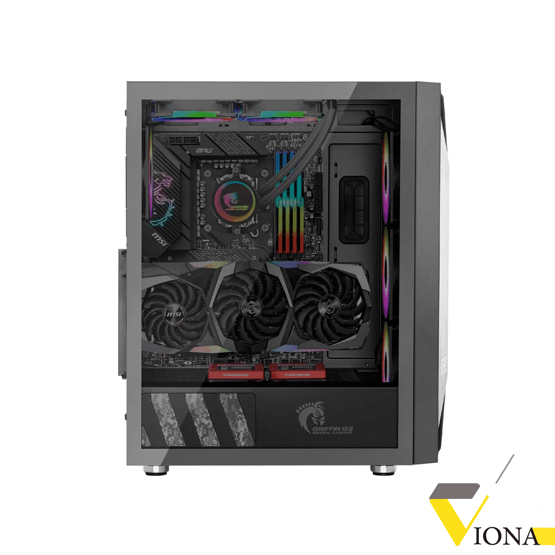 کیس کامپیوتر گرین گیمینگ GREEN GRIFFIN G3 Plus GAMING — تصویر ۶