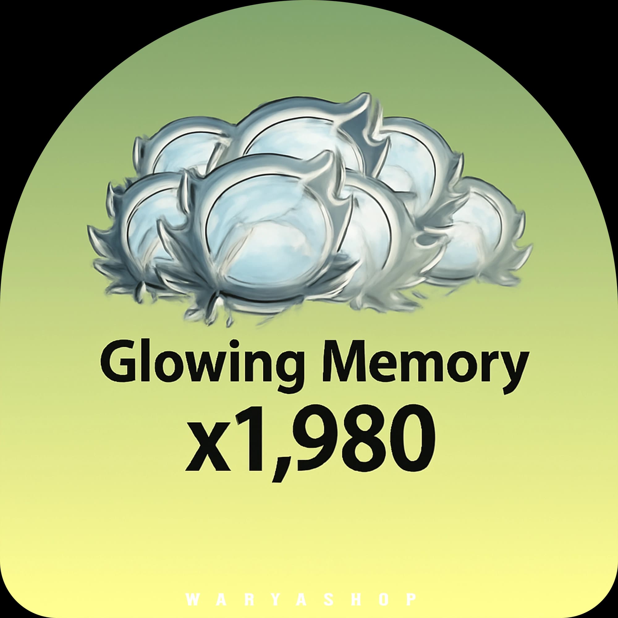 1980 Glowing Memory بازی Rememento White Shadow