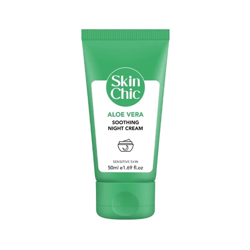 کرم شب مناسب پوستهای حساس آلوئه ورا 50ml اسکین شیک — تصویر ۳