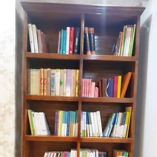 کتابخانه چوبی طرح مهدیس کشودار. هزینه ارسال بصورت مبلمان اورلین مدل 967485