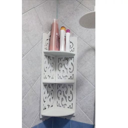شلف حمام کنجی سه طبقه مبلمان اورلین مدل 967475