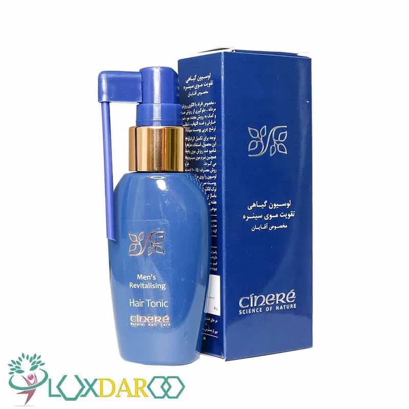 لوسیون گیاهی تقویت مو مخصوص آقایان سینره 60 میل — تصویر ۴