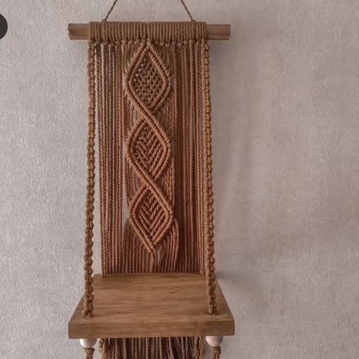 شلف دیوار کوب مهره دار با مبلمان اورلین مدل 967455 — تصویر ۲