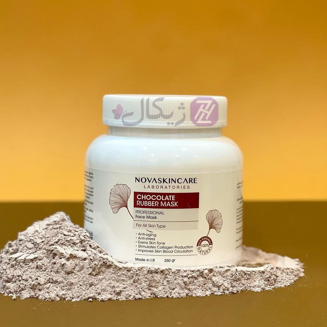 رابر ماسک شکلات افزایش کلاژن سازی و جوانساز نوا اسکین کر حجم 250 گرم — تصویر ۲