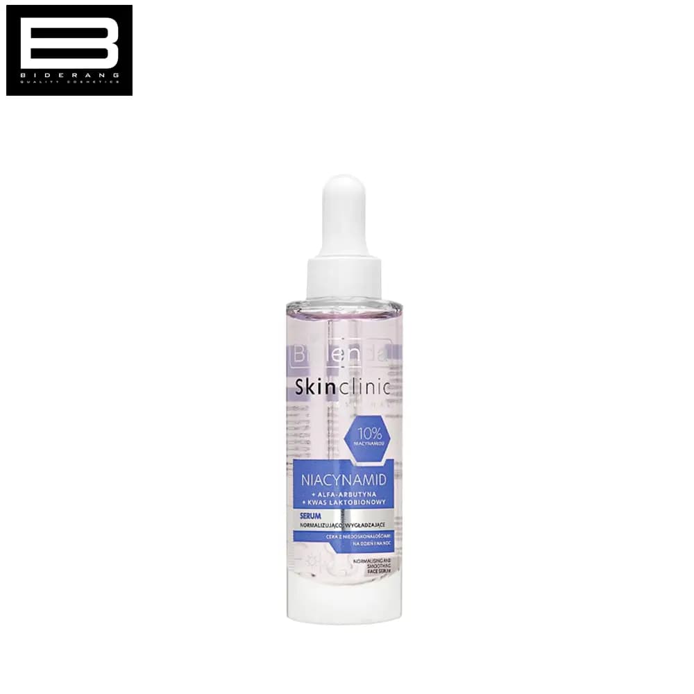سرم تسکین دهنده نیاسینامید بی یلندا مدل اسکین کلینیک حجم 30ml