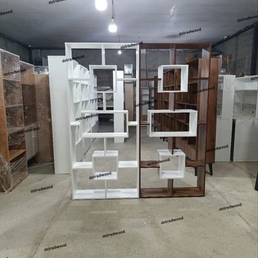 کتابخانه قفسه مدل ماوی مبلمان اورلین مدل 967444