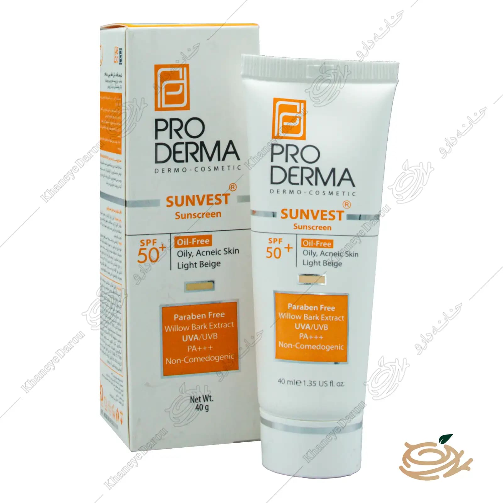 کرم ضد آفتاب فاقد چربی پرودرما SPF50