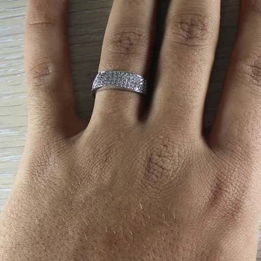 حلقه ست نقره نقره کد{277} — تصویر ۴