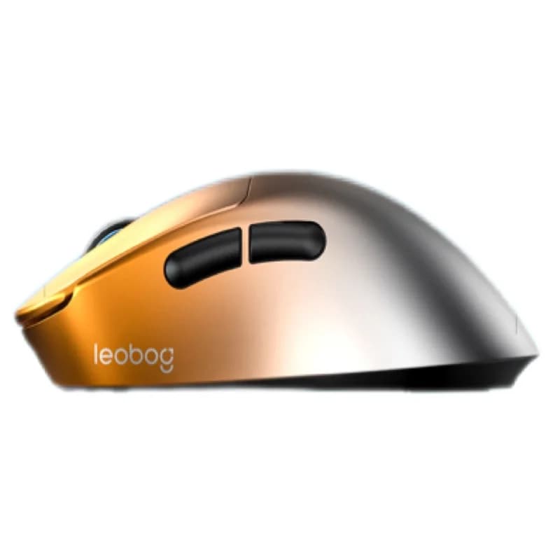 موس بی سیم/باسیم Leobog GM5 Ultra گرادینت نقره ای نارنجی — تصویر ۶