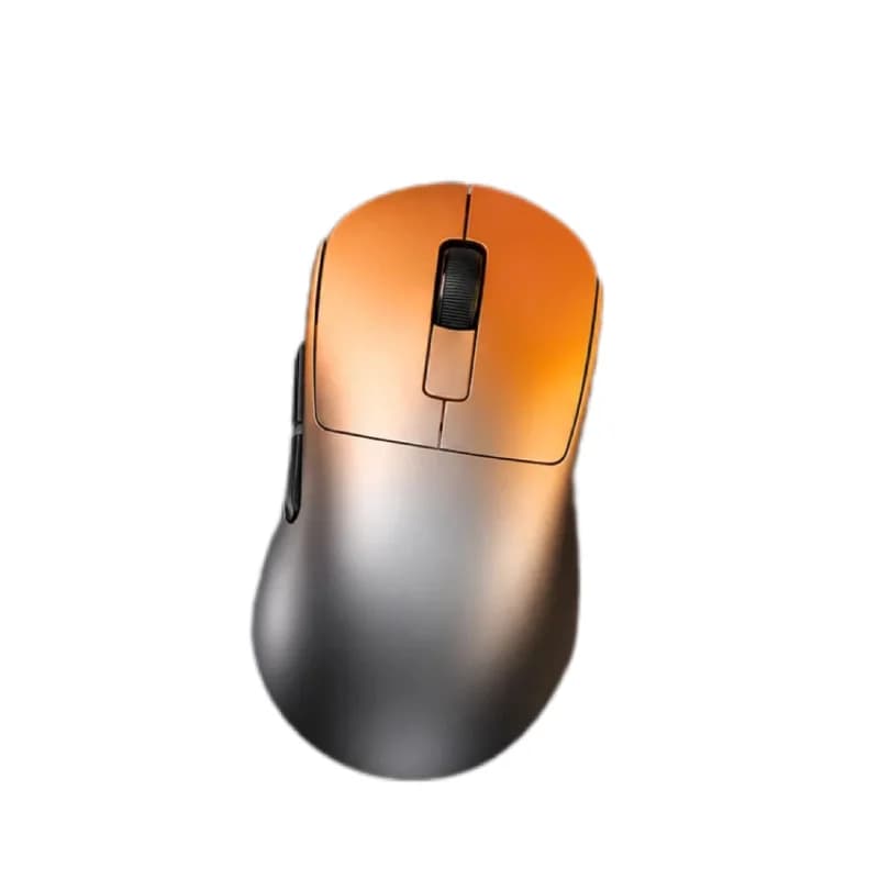 موس بی سیم/باسیم Leobog GM5 Ultra گرادینت نقره ای نارنجی — تصویر ۲