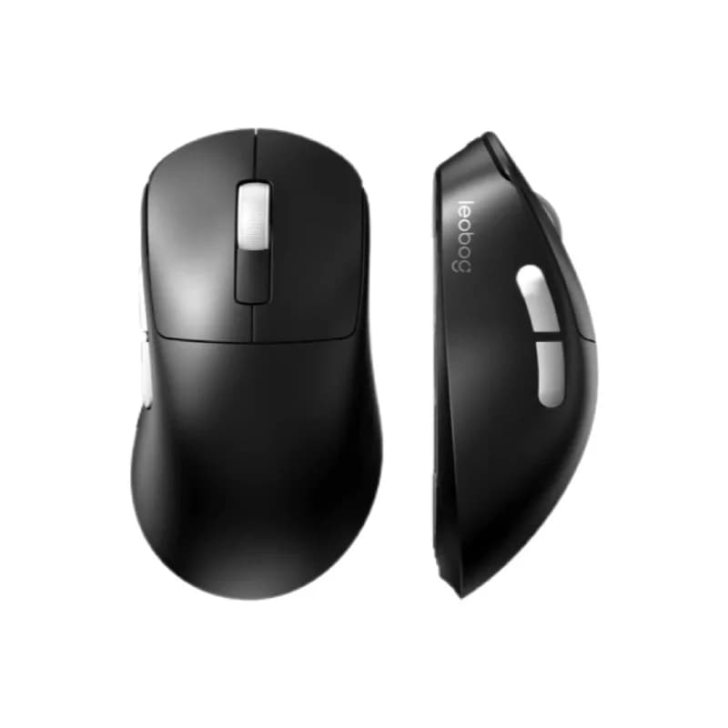موس بی سیم/باسیم Leobog GM5 Max مشکی — تصویر ۳