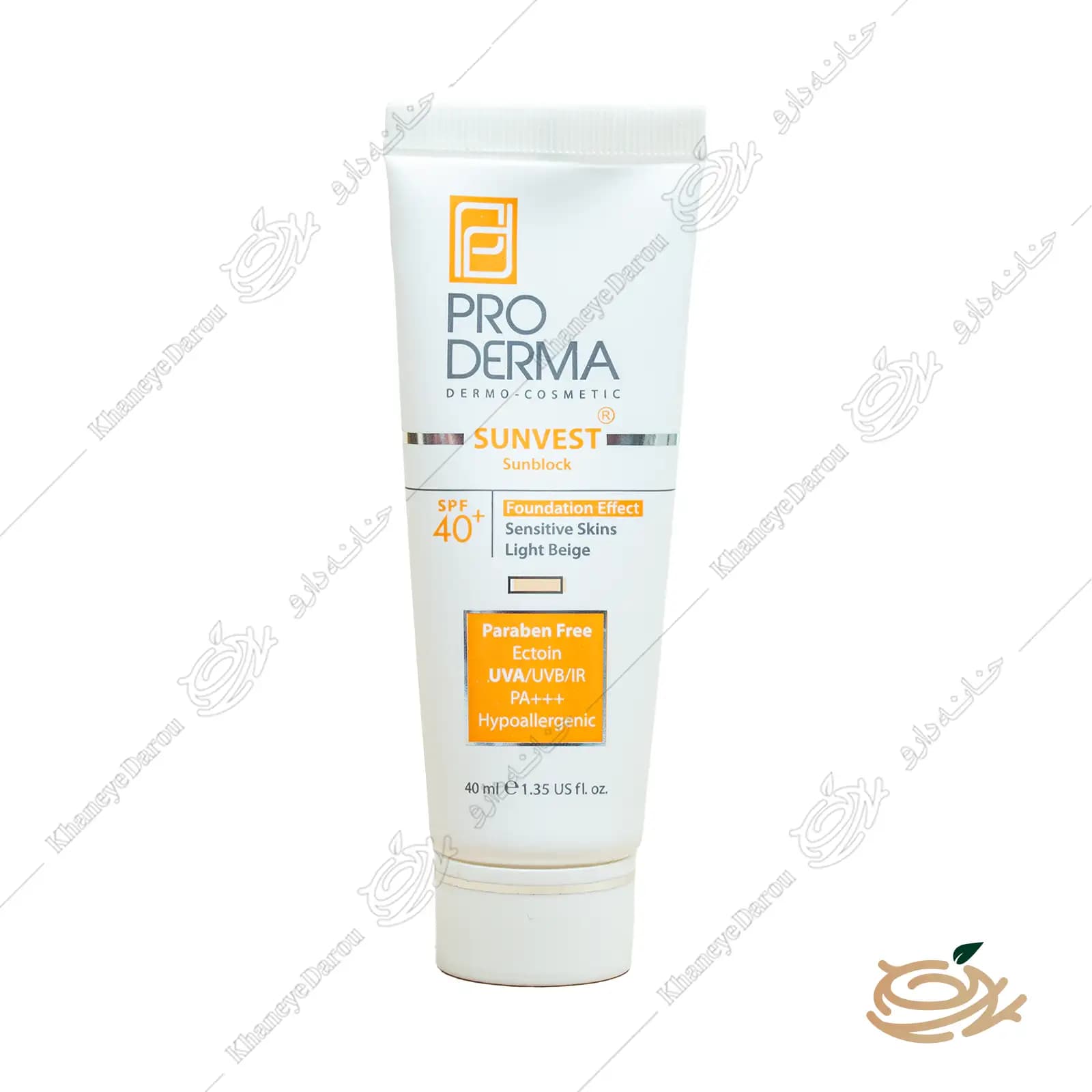 کرم ضد آفتاب مینرال رنگی پرودرما SPF40 — تصویر ۲