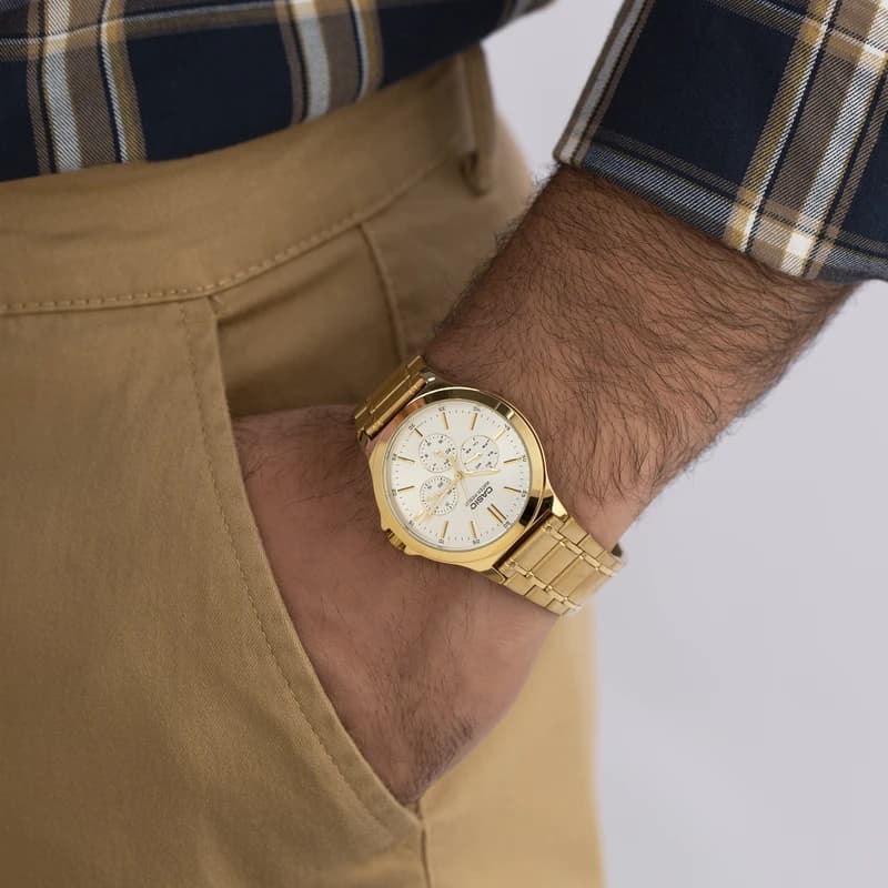 ساعت مردونه کاسیو CASIO مدل MTP-V300G-7AUDF