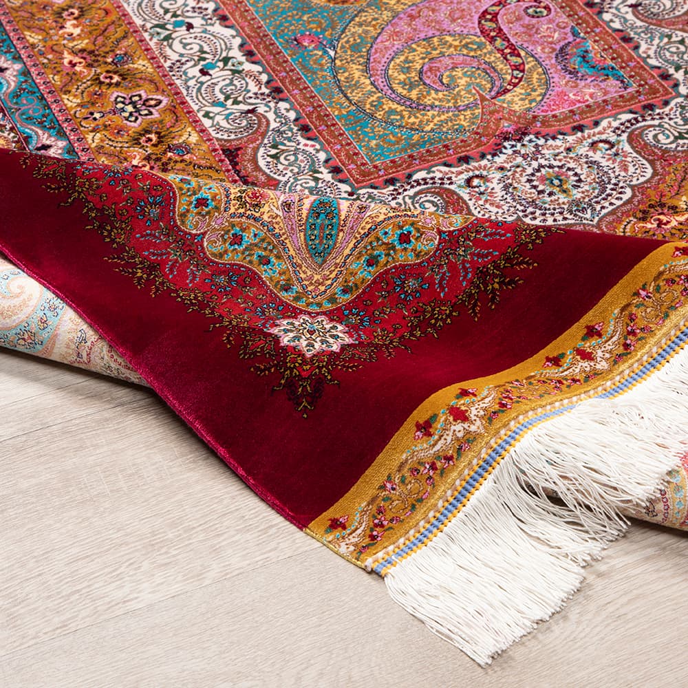 فرش ماشینی کلاسیک آتشی کد 054 — تصویر ۴