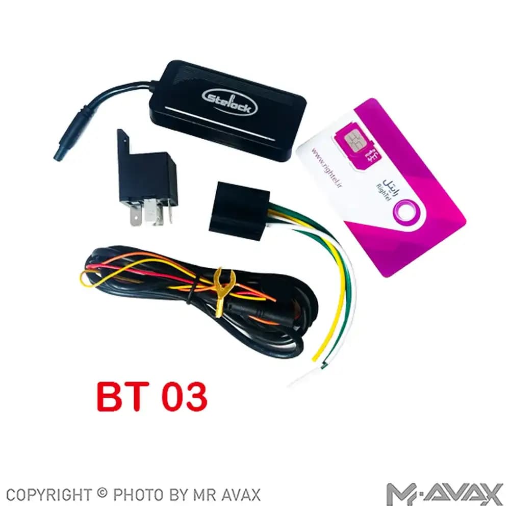 ردیاب موتورسیکلت برند استیلاک BT03 — تصویر ۲