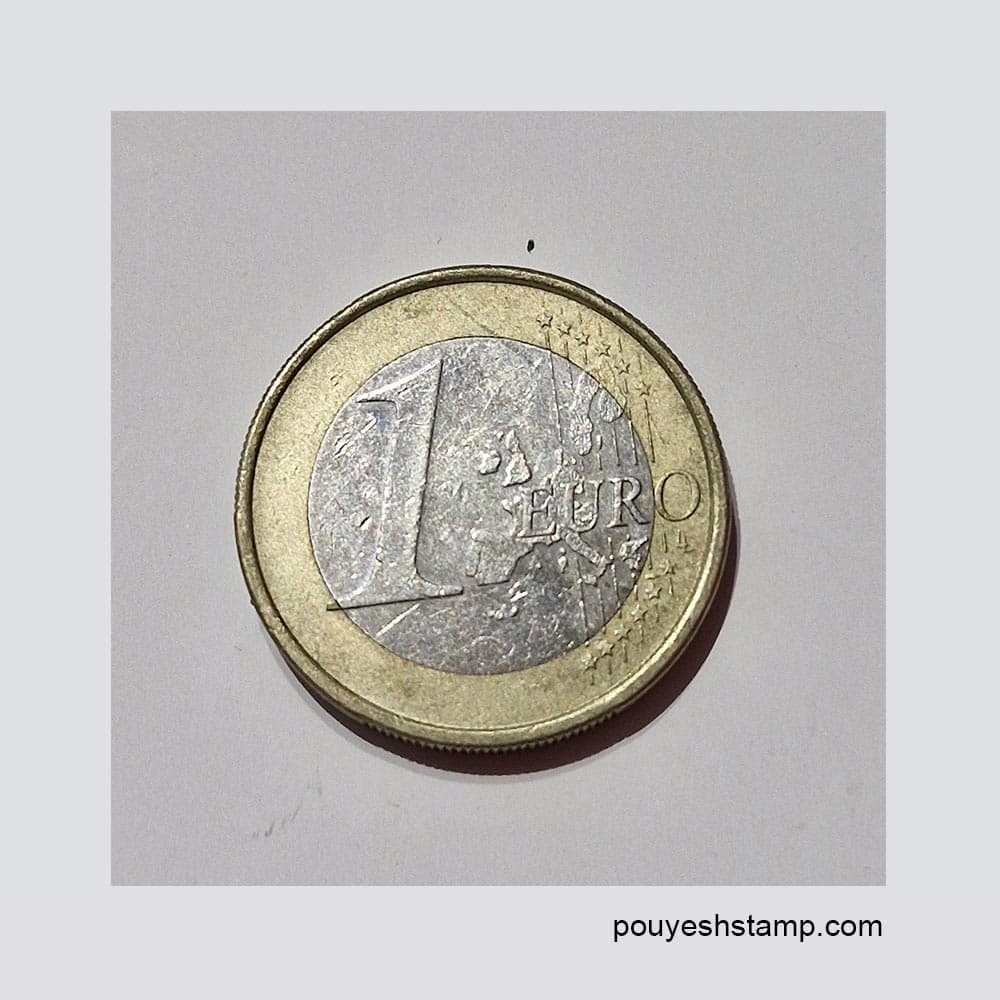 سکه یک یورو آلمان 2002