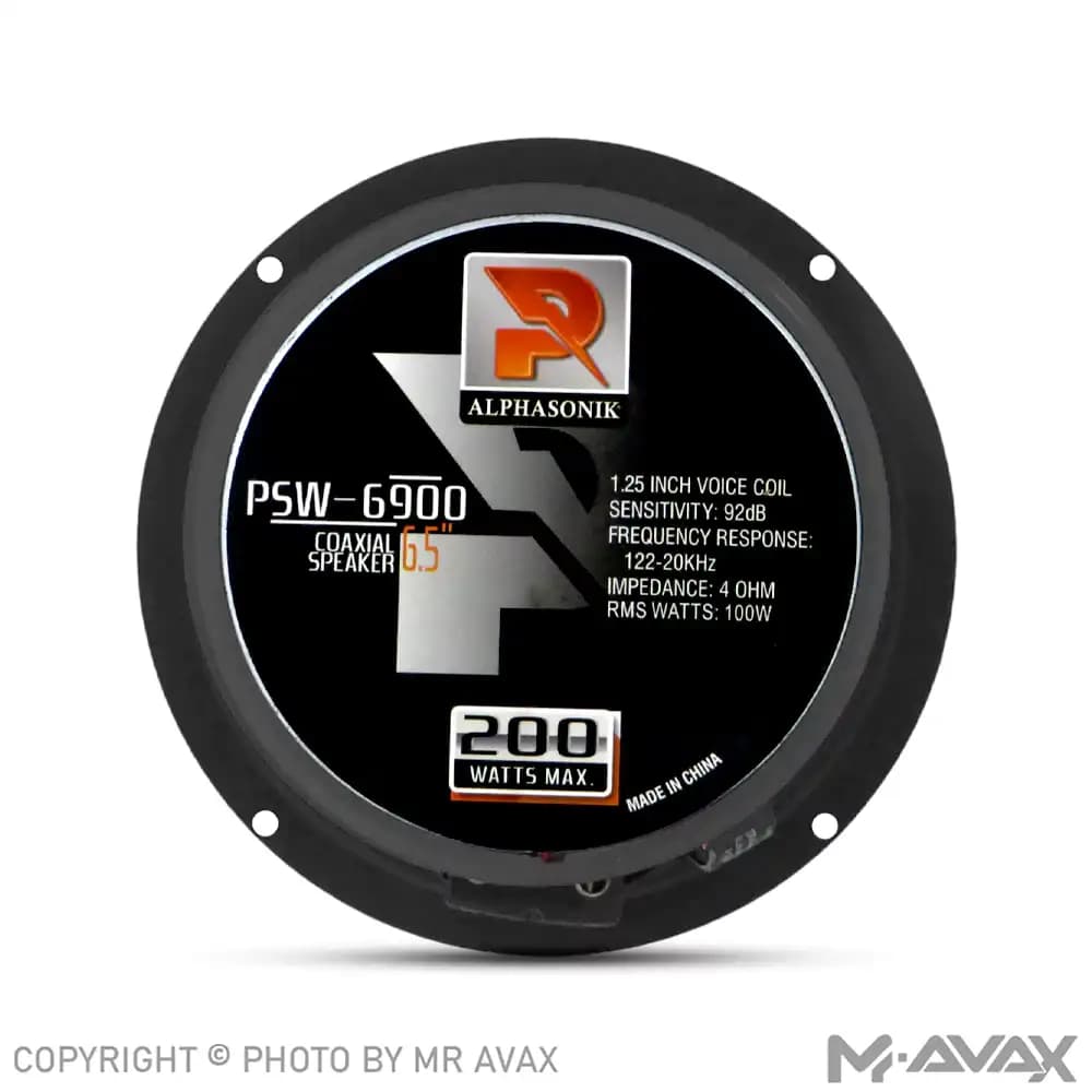 فولرنج 6.5 اینچ آلفاسونیک مدل PSW-6900(دو عددی) — تصویر ۴