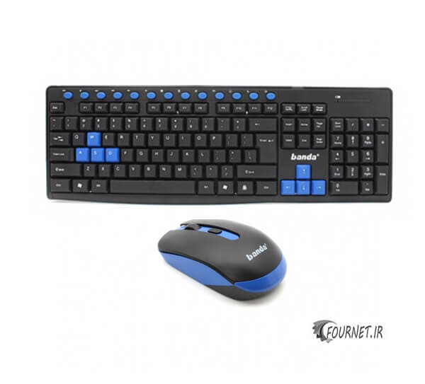 موس و کیبورد بی سیم Banda W400