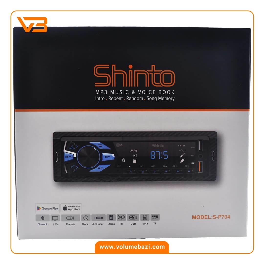 پخش کننده خودرو شینتو مدل S-P704 — تصویر ۶