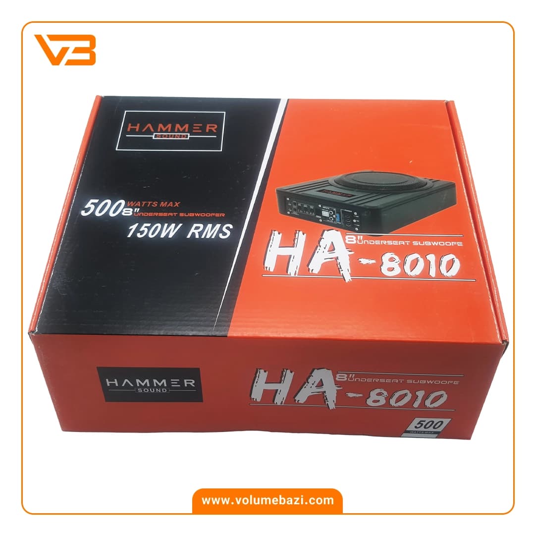 ساب باکس اکتیو زیر صندلی هامر ساند مدل HA-8010 — تصویر ۶