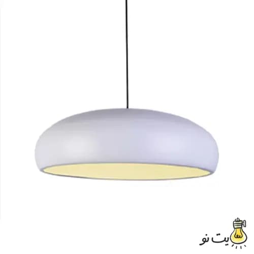 چراغ آویز مدرن طلق دار 3 لامپ — تصویر ۴