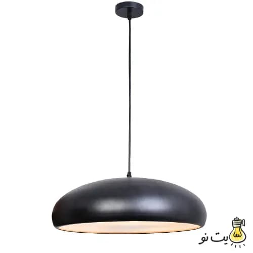 چراغ آویز مدرن طلق دار 3 لامپ