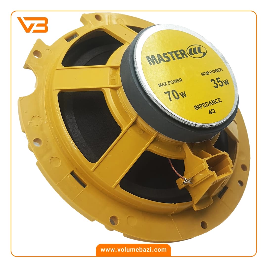 اسپیکر خودرو مستر مدل M-K6 – فابریک پژو 206 (جلو) — تصویر ۴