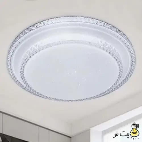 چراغ سقفی دو طبقه کریستالی — تصویر ۲