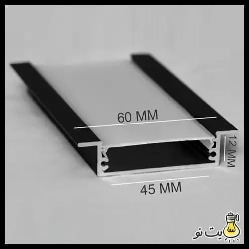 چراغ خطی لاینر توکار برش 4.5 سانت اسلیم — تصویر ۲