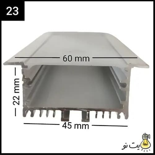 چراغ خطی لاینر توکار برش 4.5 سانت — تصویر ۳