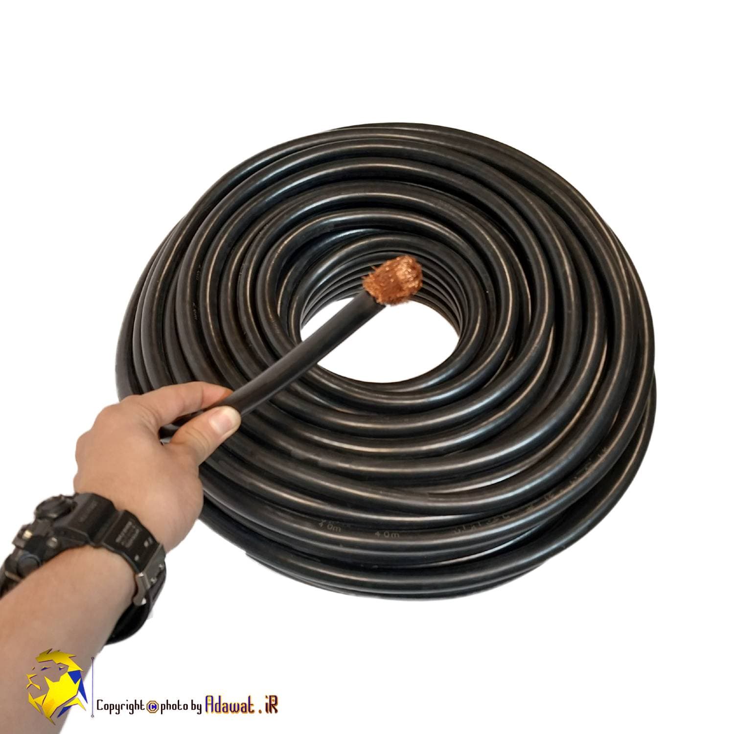 کابل جوشکاری سایز 16 کویر یزد 1 متری مدل KY-S16-B25 — تصویر ۳