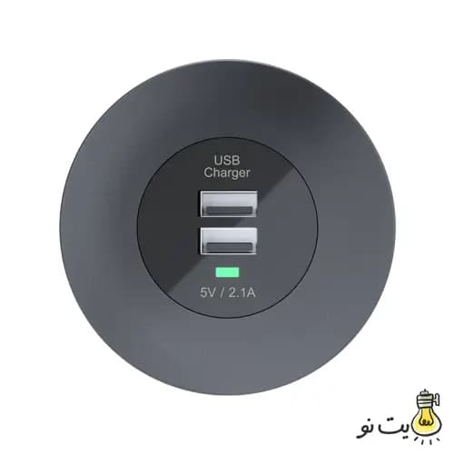 شارژر USB توکار فکتور مدل BUC2 — تصویر ۲