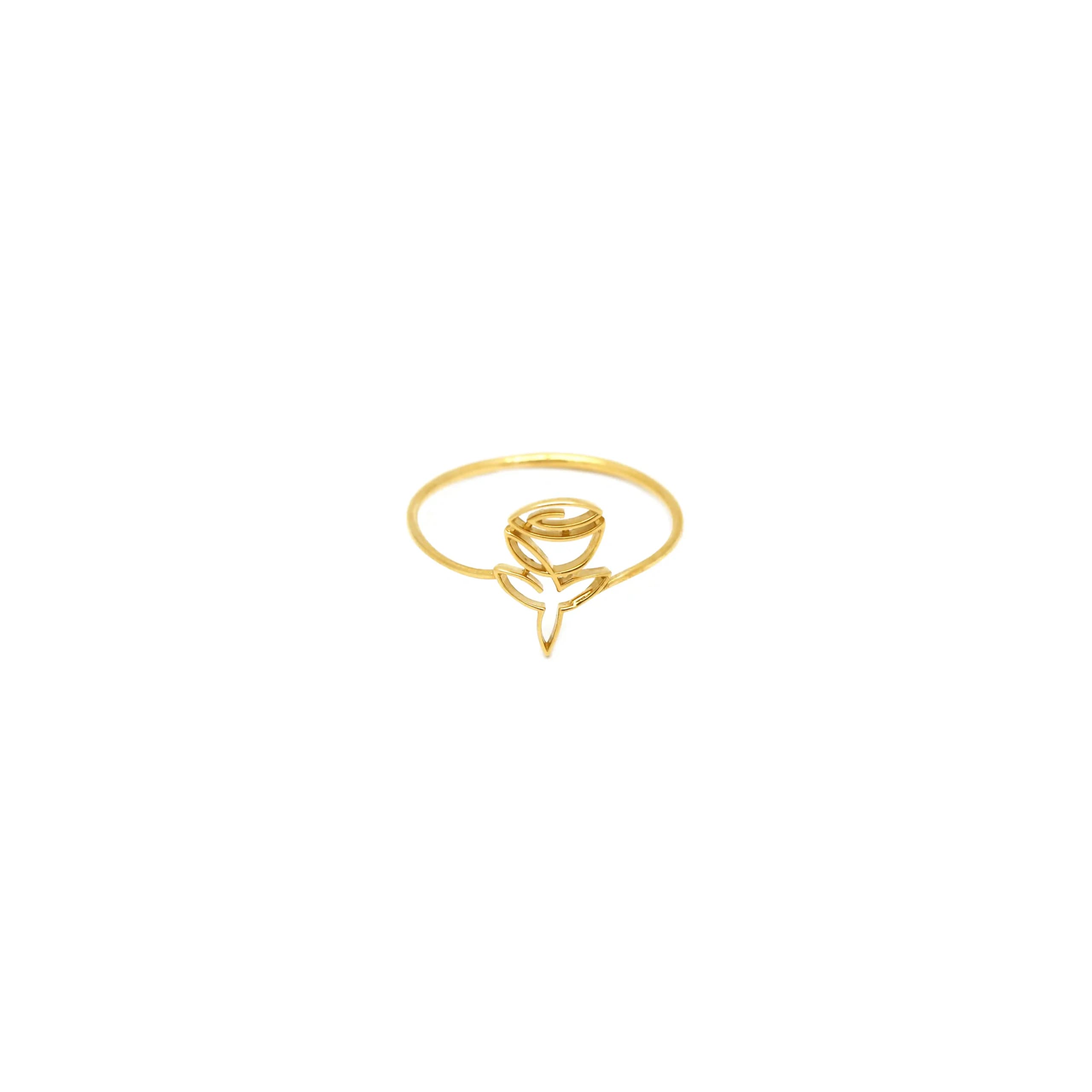 انگشتر طلا مینیمال 830-55 — تصویر ۳