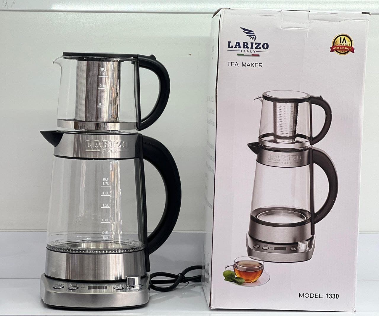 چای ساز روهم لاریزو اصل ایتالیا مدل:13301