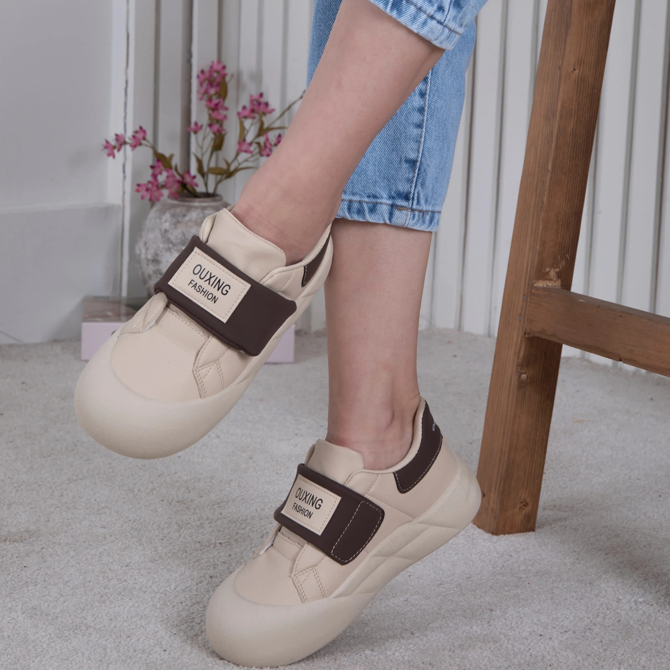 کتونی وارداتی چسبی OUXING 3503 — تصویر ۲