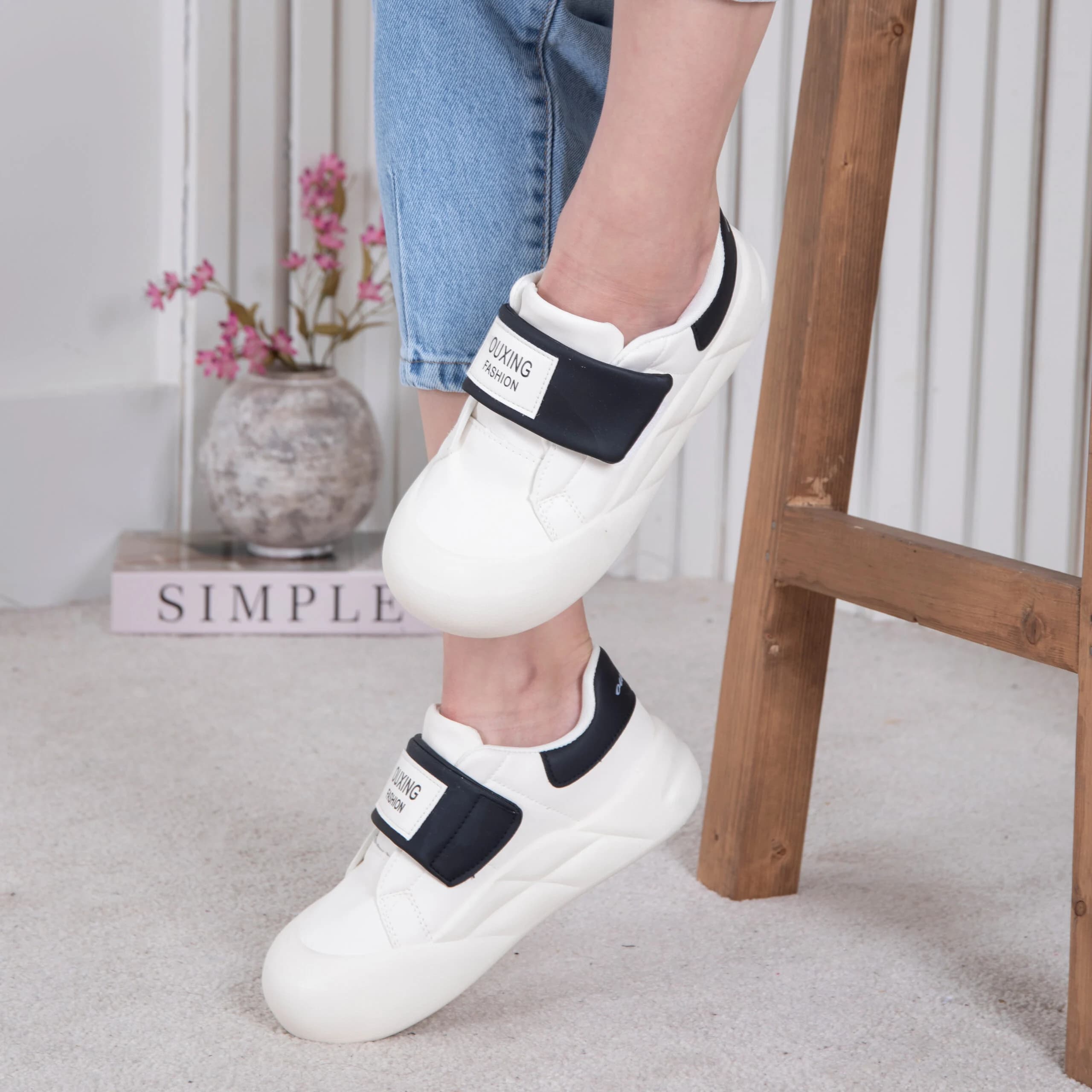 کتونی وارداتی چسبی OUXING 3503 — تصویر ۷