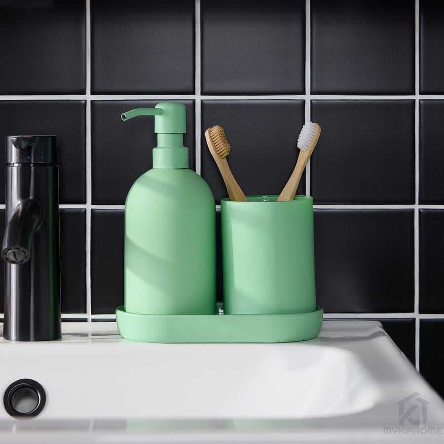 ست سرویس بهداشتی ایکیا 3 پارچه مدل GANSJON