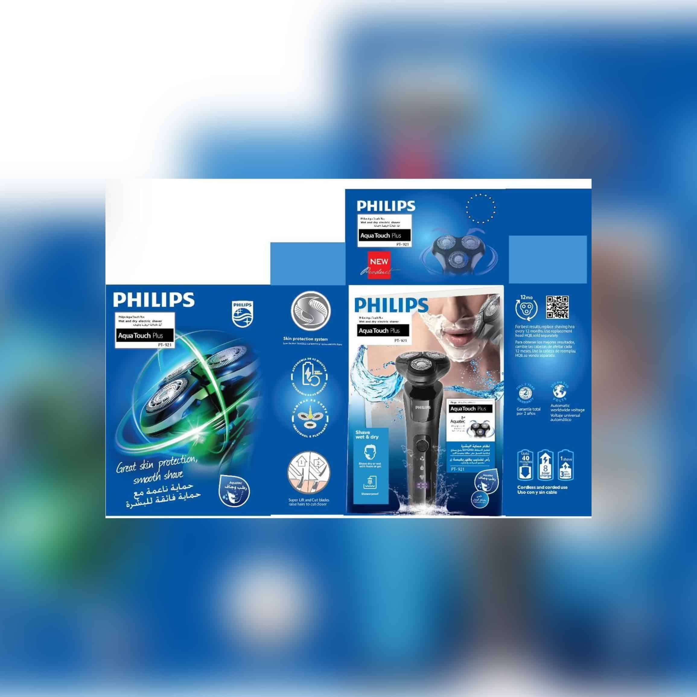 ریش تراش حرفه ای فیلیپس اصل هلند مدل:pt_921