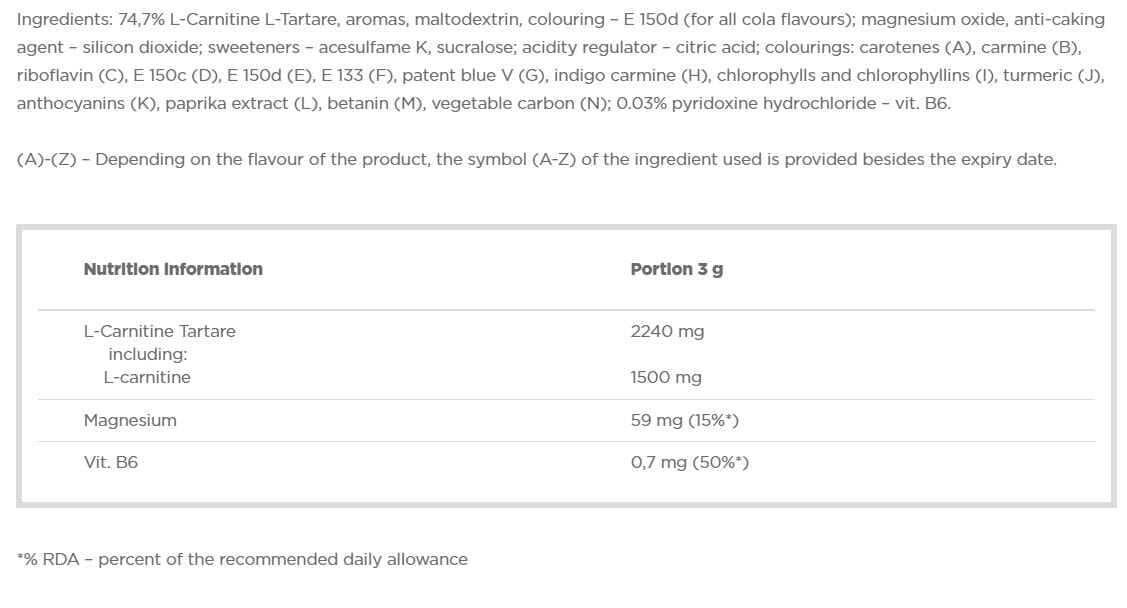 ال کارنیتین اکسپلود الیمپ | L-CARNITINE XPLODE OLIMP — تصویر ۳