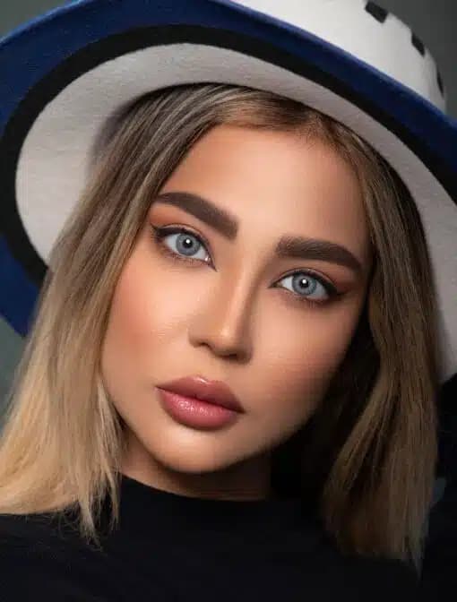 لنز آبی اُپتی کالر ریتا لایت بلو | Opti-Color Rita Light Blue Lenses — تصویر ۲