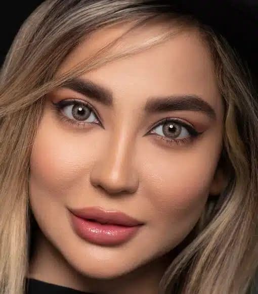 لنز عسلی اُپتی کالر ریتا براون | OptiColor Rita Brown Honey Lenses — تصویر ۲