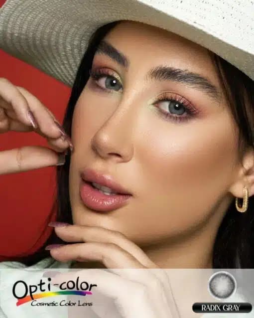 لنز طوسی اُپتی کالر رادیکس گری | OptiColor Radix Grey lenses — تصویر ۳