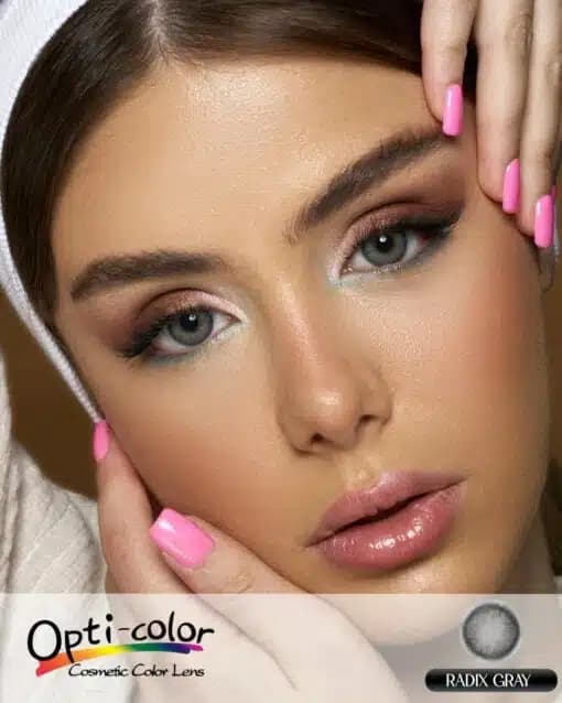 لنز طوسی اُپتی کالر رادیکس گری | OptiColor Radix Grey lenses — تصویر ۴