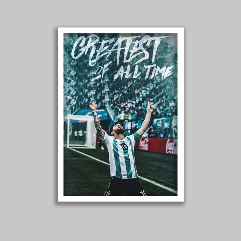 تابلو مدل لیونل مسی Lionel Messi کد LA-G10553 — تصویر ۲