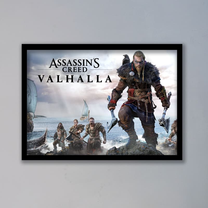 تابلو مدل بازی Assassins Creed Valhalla کد LAG10120