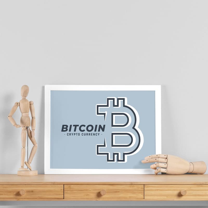 تابلو مدل بیت کوین کد WBCB1 — تصویر ۳