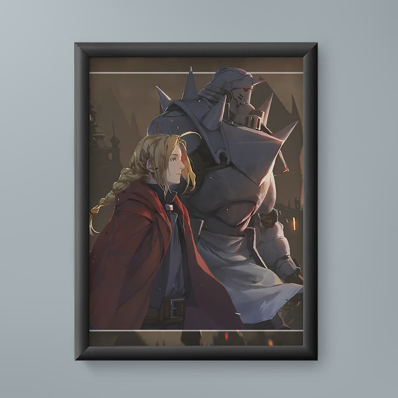 تابلو مدل انیمه ادوارد آلفونس فول متال آلکمیست 19 Edward Alphonse Fullmetal Alchemist anime