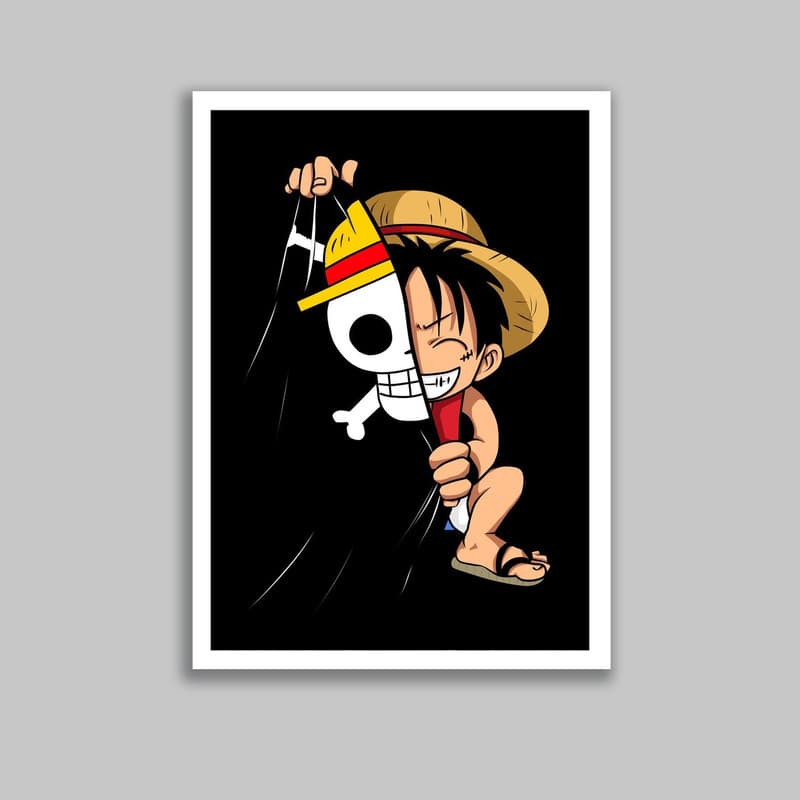 تابلو مدل انیمه وان پیس One Piece کد LA-G10508