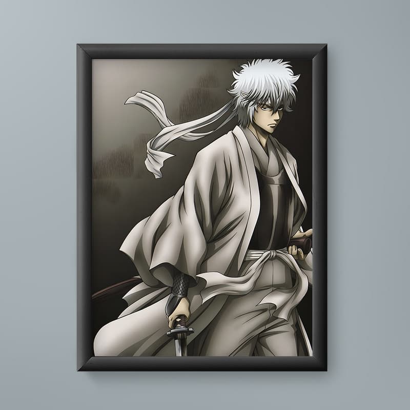 تابلو مدل انیمه ساکاتا گینتوکی گینتاما Sakata Gintoki Gintama anime 12